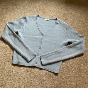 Brandy Melville Ribbed Shannon Cardigan Top